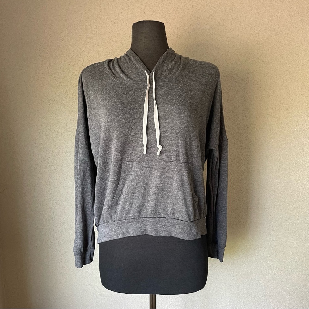 Brandy Melville Drawstring Pullover With Pocket - image 1